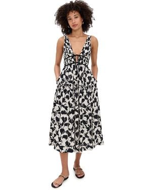 En Saison Laurel Midi Dress - White