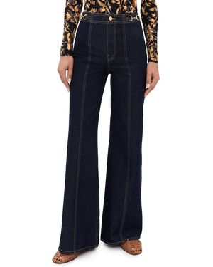 Ulla Johnson The Delphine High Rise Jeans - Blue