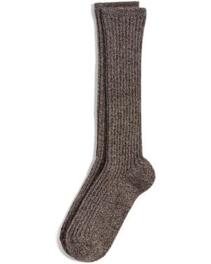 Jenni Kayne Cashmere Cabin Socks - Gray
