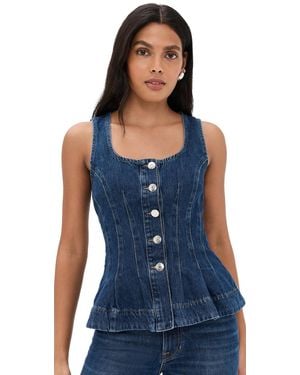ALIGNE Valentina Denim Top - Blue