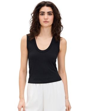 PERFECTWHITETEE Scoop Tank - Black