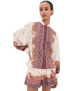 dress to Poema Collared Button Down Shirt - Pink
