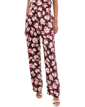 Rabanne Silk Pants - Red