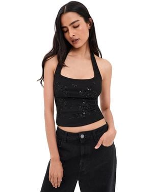 Cult Gaia Elio Top - Black