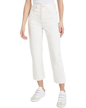 Acne Studios Mece Beaten Jeans - White