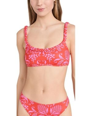 RHODE Bibi Bikini Top - Pink