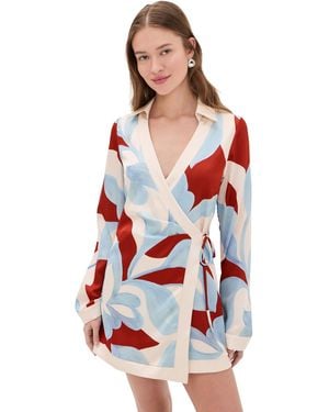 Seven Wonders Amoree Long Sleeve Mini Dress - Red