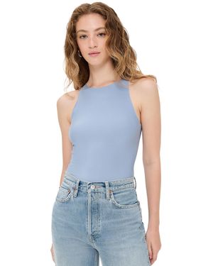 Commando Butter Crewneck Tank Bodysuit - Blue