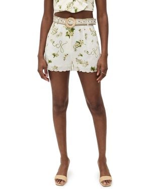 CAMILLA Tuck Front Shorts - Multicolor