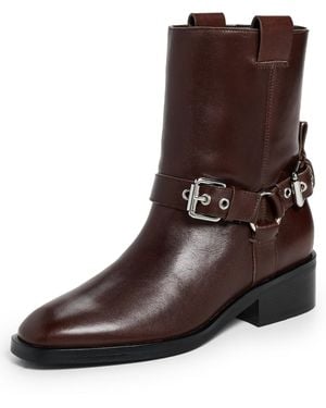3.1 Phillip Lim Alexa Moto Boots - Brown