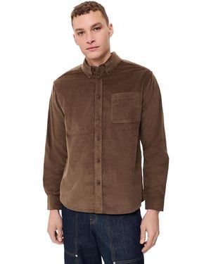 Far Afield Cornell Corduroy Shirt - Brown