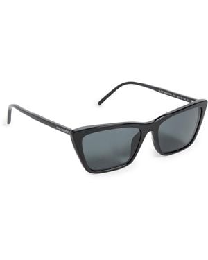 Saint Laurent Sl 737 Mica Thin Sunglasses - Black
