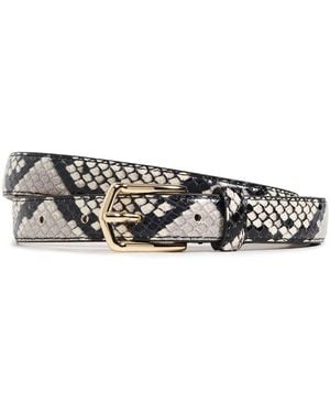 B-Low The Belt Calvin Python Belt - Black