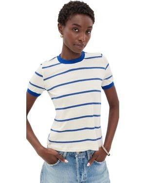 ASKK NY Classic Ringer Tee - Blue