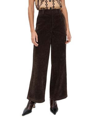 Joe's Jeans The Mia Ankle Vegan Suede Pants - Black