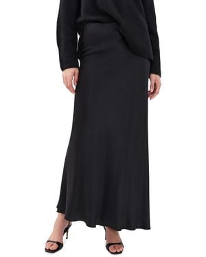 Rails Romina Satin Skirt - Black