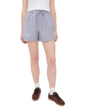 Little Lies Avalon Stripe Shorts - Blue