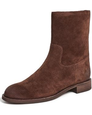 Madewell Marty Suede Booties - Brown