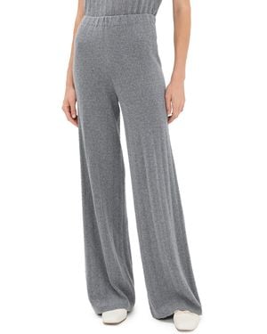 Lisa Yang Shannen Cotton Cashmere Lounge Pants - Grey