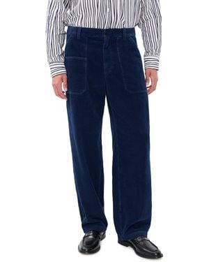 Isabel Marant Ablov Corduroy Pants - Blue