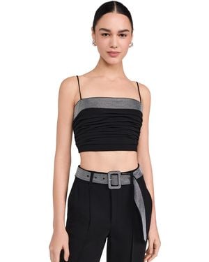 Cinq À Sept Elizabeth Bandeau Top - Black