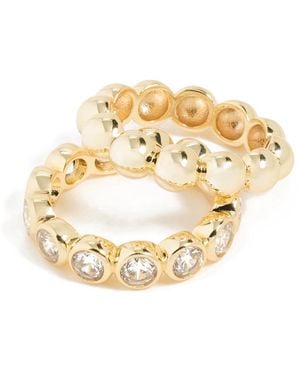 Shashi Reagen Ring Set - Metallic