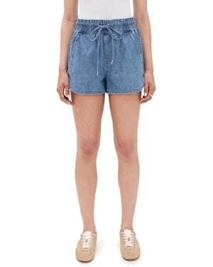 Veronica Beard Nessie Dolphin Hem Shorts - Blue