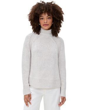 Z Supply Emerge Funnel Neck Sweater - White