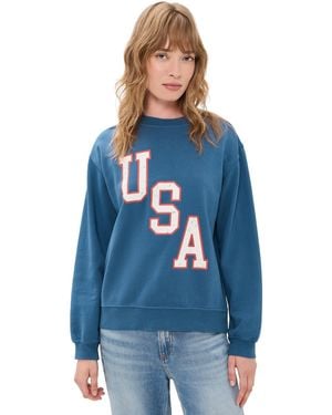 Z Supply Americana Sweatshirt - Blue