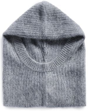 Rag & Bone Jada Brushed Cashmere Balaclava - Grey