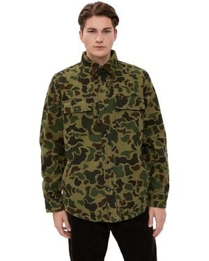 Filson Fleece Lined Jac Shirt - Green