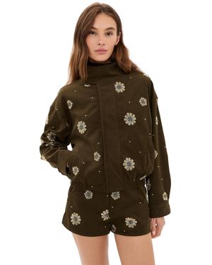Line & Dot Harrison Jacket - Brown