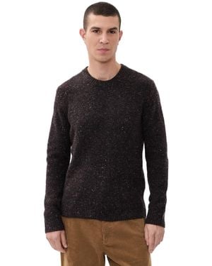 Alex Mill Donegal Crew Neck Sweater - Black
