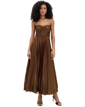 AMUR Belle Dress - Brown