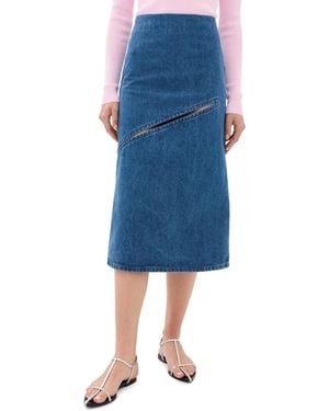 Jil Sander Denim Skirt - Blue