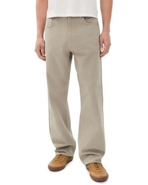 Norse Projects Mogens Relaxed 5 Pocket Heavy Twill Pants - Natural