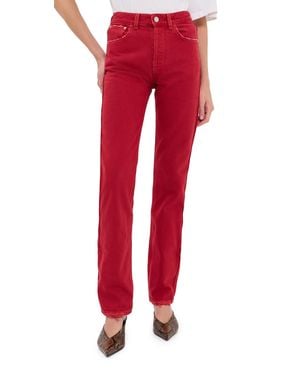 Isabel Marant Daya Jeans - Red
