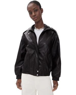 Blank NYC Hot Brew Bomber Jacket - Black