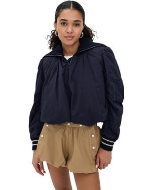 Sea Mirian Windbreaker Jacket - Blue