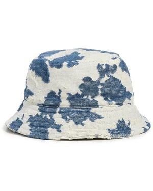 Oas Sail Contraste Terry Cloth Bucket Hat - Blue