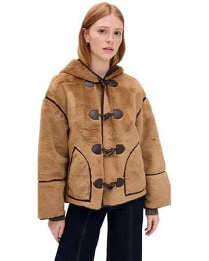 Ramy Brook Lucy Faux Fur Jacket - Natural