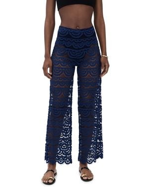 PQ Swim Neptune High Waist Lace Pants - Blue