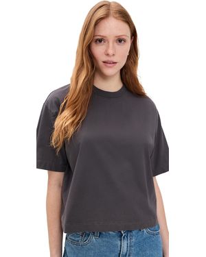 Madewell The Boxy Crop Tee - Black