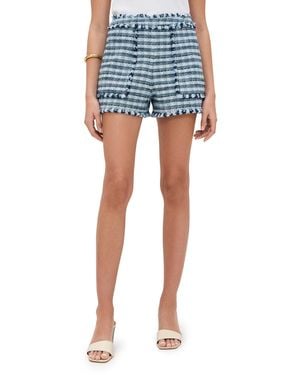 Cinq À Sept Matilda Tweed Allen Shorts - Blue