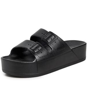 FREEDOM MOSES High Platform Slides - Black