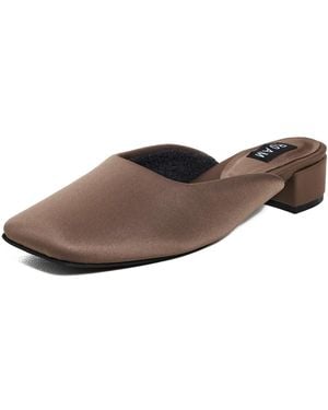 Roam Puffed Square Mules - Gray
