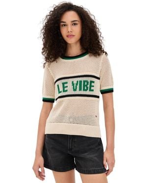 Clare V. Luc Knit Tee - Black