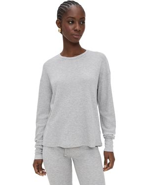 ÉTERNE Oversized Thermal Top - Gray