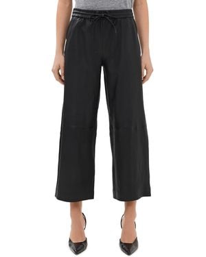 SPRWMN Cropped Baggy Pants - Black