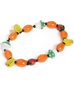 Clare V. Les Fruits De Cv Bracelet - Orange